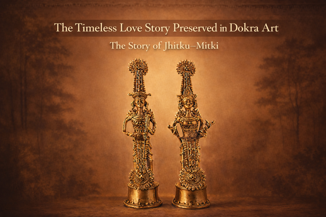 Jhitku–Mitki Love Story of Bastar Eternal Dokra Art Heritage IndiaIN