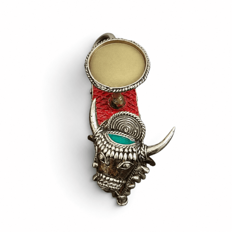 Sacred Glow Nandi Tealight Holder – Bastar Dokra Art Brass Decor