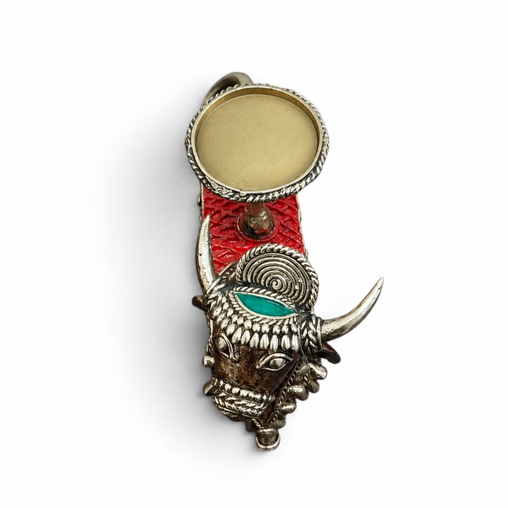 Sacred Glow Nandi Tealight Holder – Bastar Dokra Art Brass Decor