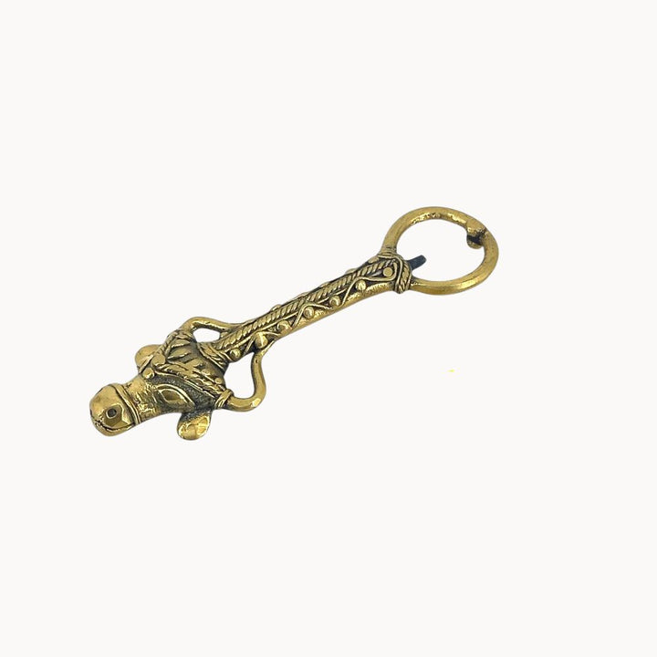 Golden bell metal bottle opener handcrafted design