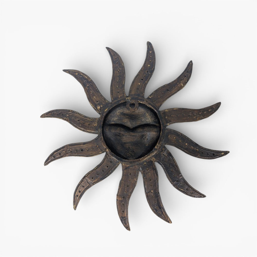 Handmade brass sun wall hanging Bastar Dokra art wall decoration