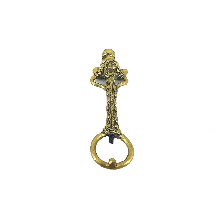 Decorative bell metal bottle opener with magnet