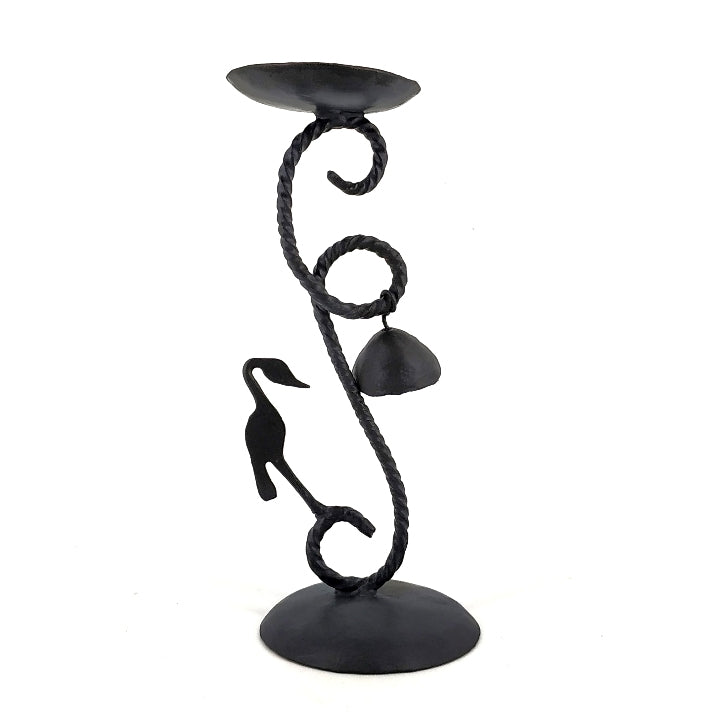 Bastar Dokra art inspired iron candle stand for home décor